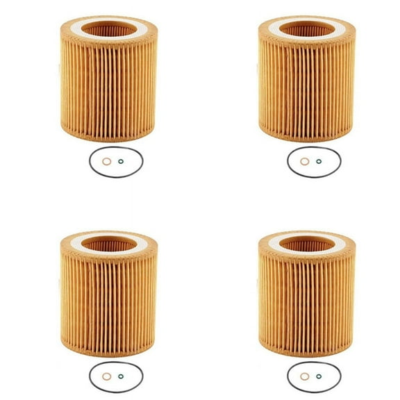 4X 11-42-7-953-129 Engine Oil Filter for- F22 F23 F30 F34 228I 320I 328I 428I 428I 528I X1 X3 Z4 11427953129