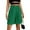 Green, variant on Women's Shorts Casual Plain Bermuda White XS (2)