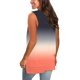 thumbnail image 4 of Camisetas sin mangas para mujer con cuello en V, camisetas sin mangas, camisetas sin mangas con abertura lateral floral Ormromra WMZL-1646-26, 4 of 5