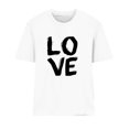 thumbnail image 4 of Fiudx Ofertas Flash Del Día Solo En Línea Camiseta Estampada Informal y de Moda para Mujer con Cuello Redondo y Top de Manga Corta, 4 of 4