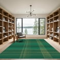 thumbnail image 2 of ODIKA 3'x5' Machine Washable Non-Slip Area Rug, Geometric Dark Green High Traffic Rug, Green, 1027174, 2 of 7