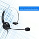thumbnail image 5 of Auriculares de oficina con micrófono flexible - Sonido claro y ajuste cómodo - Rotación 330° - Conexión 3.5mm/USB - Ligero (200g) - Ideal para call centers y trabajo remoto, 5 of 6