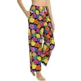 thumbnail image 2 of Xecao Hawaiian Style Women's Straight Lounge Pajama Pants: The Epitome of Relaxed Sleepwear, 2 of 9