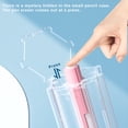 thumbnail image 4 of WRKEKC Clearance Hexagonal Multifunctional Pencil Case - 6-Color Clip Design with Non-Slip Grip, Includes Ruler & Eraser (White/Purple/Pink/Blue), 4 of 8