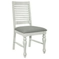 thumbnail image 3 of Aventino Madera Comedor Silla Auxiliar Vintage Blanco( Juego de 2), 3 of 3