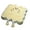 Yellow, variant on Giaone Cute Cats Ear Plaids Pillow Ergonomic Design Cushion Seat Pad For Indoor Use