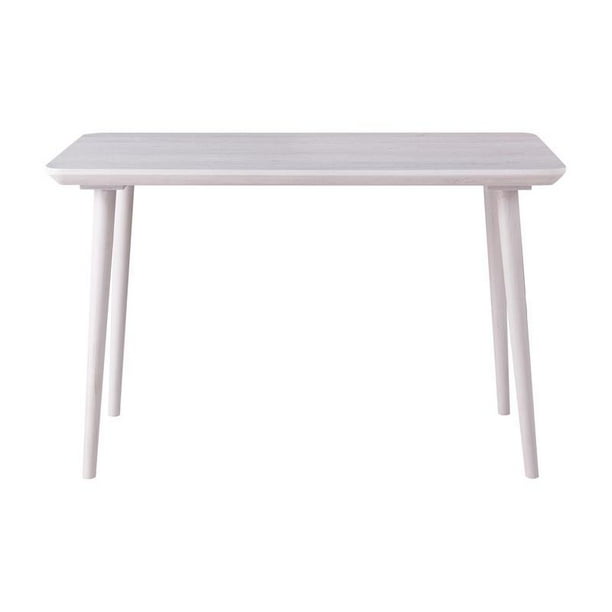 Furniture Of America Asa Wood Writing Desk With Usb Port In White Oak Walmart Com Walmart Com