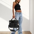 thumbnail image 2 of Bolso de lona Tuobo para mujer con bolsillos y compartimentos, 2 of 6