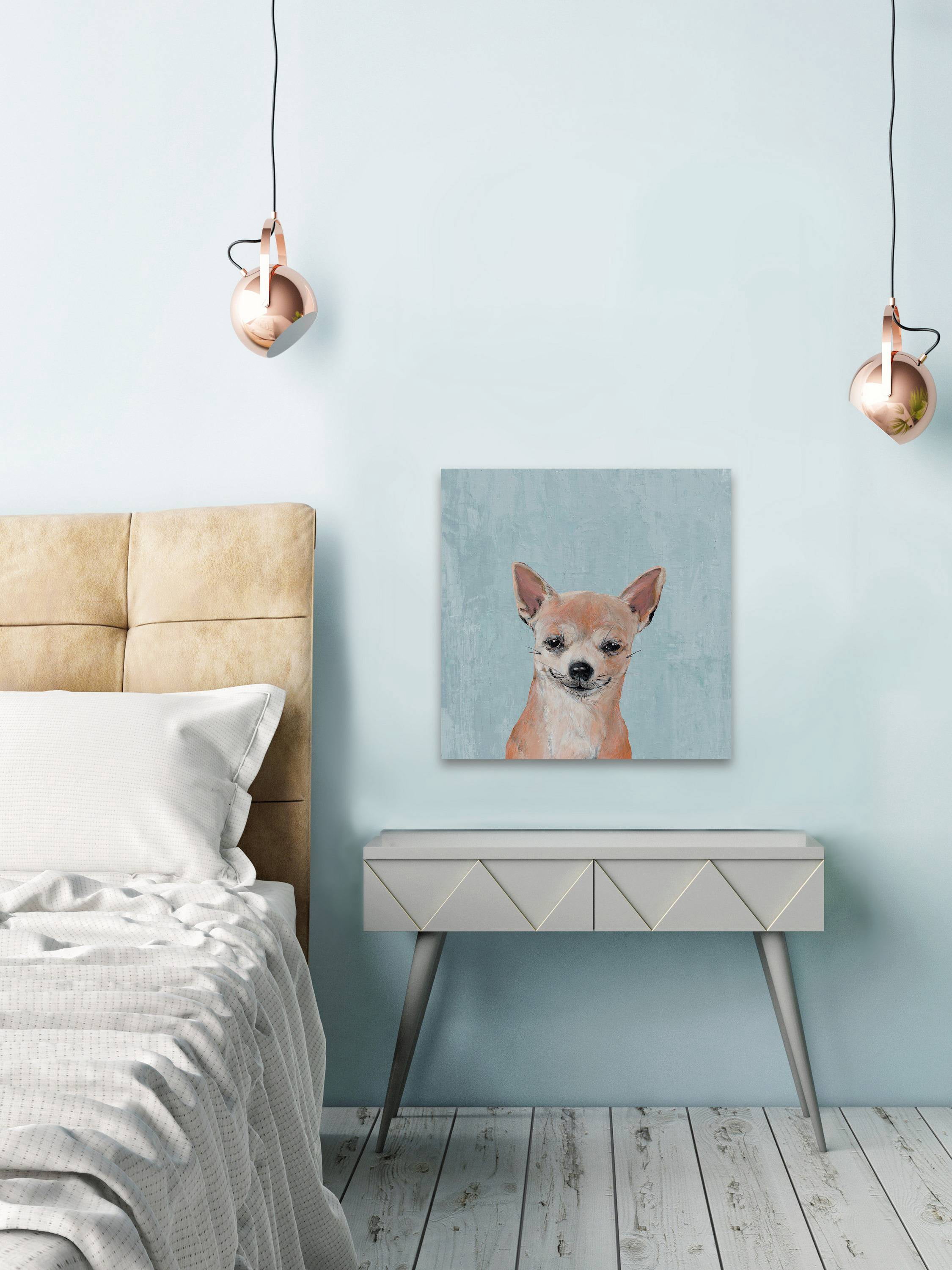 Marmont Hill "Sad Eyes" Painting Print on Wrapped Canvas