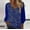 Blue, variant on FamilyThread Women's Sequin V-Neck Tops Sheer Long Sleeve Glitter Sparkly Party Blouse Dressy Tops for Evening Party