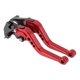 thumbnail image 1 of Palancas de freno y embrague cortas Unique Bargains para Suzuki GSXR600 1997-2003, palanca de freno ajustable en 6 posiciones, aleación de aluminio, rojo sólido, 1 par, 1 of 7