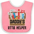 thumbnail image 3 of Inktastic Daddys Little Helper Tool Box Boys or Girls Baby Bib, 3 of 4