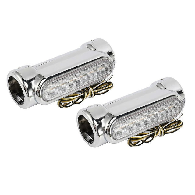 Motorcycle Led Highway Bar Switchback Driving Light/Turn Signal Light For (Silver)