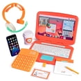 thumbnail image 1 of Conjunto de oficina para niños Born Toys 9 piezas laptop teléfono calculadora Pop It auriculares, 1 of 3