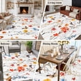 thumbnail image 6 of Elegant Spring Floral Large Area Rugs for Bedroom Living Room, Soft Non Slip Carpet Bedside Rug, Watercolor Botanical Butterfly Rectangle Floor Cover Kitchen Accent Rug 8'x10' for Dining Room/Office, 6 of 9