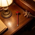 thumbnail image 5 of Summer Saving!Back_to_School Saving!School_Supplies!Under $1 dollars!Ballpoint Pens, Simulation Flower Ballpoint Pen y Gift Pen Festal Event Prop Pen Creatives Rose Shaped Pen 1ml, Red, 5 of 6