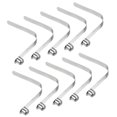 thumbnail image 1 of Unique Bargains 8x8mm Kayak Paddle Snaps, Hollow Button Single Pin Lock Tube Spring Clips for Tent Pole, 10 Pack, 1 of 6