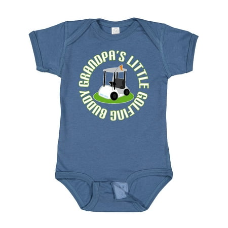 

Inktastic Grandpa s Little Golf Buddy Gift Baby Boy Bodysuit