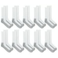 thumbnail image 3 of Fruit of the Loom Ultra Soft Work Gear Crew Socks for Men, White, Sizes 12-15 (10-Pack), 3 of 5