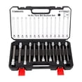 thumbnail image 1 of TOMMARS 14-PC Long Torx Bit Socket Set, S2 Alloy Steel Star Socket Set T10-T70, 1 of 6