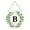 B, variant on Mozhitti Monogram Letter A Wreaths for Front Door Wreath Wooden Welcome Sign for Front Door Decor Floral Family Last Name Initial House Warming Spring Summer Porch Home Kitchen Boho Decorations