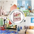 thumbnail image 4 of Kids Bookshelf and Toy Storage Organizer with 3 Movable Drawers, Floor Storage Cabinet Toy Chest with 4 Cubbies, Multifunctional Storage Chest for Nursery, Playroom and Bedroom, 4 of 9