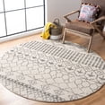 thumbnail image 3 of SAFAVIEH Tulum Coriander Oriental Area Rug, Ivory/Grey, 5' x 5' Round, 3 of 8