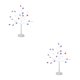 thumbnail image 3 of Kearding Luces LED de plástico para árbol de , para un ambiente acogedor, aplicación amplia, árbol LED brillante tipo 2, blanco cálido Tipo 2 blanco cálido 2Conjunto, 3 of 6