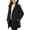 Black-K1XE, variant on Vdoaml Girls Wool Blend Coat Kids Notch Lapel Mid Length Overcoat Children Fall Winter Warm Outerwear 10-11 Years Beige