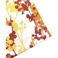 thumbnail image 6 of DriftAway Leah Abstract Floral Blossom Ink Painting Room Darkening Thermal Insulated Grommet Unlined Window Curtains 2 Panels 36"L x 52"W Red Rust Orange Gold Yellow, 6 of 8