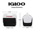 thumbnail image 4 of Igloo 4 Qt Playmate Mini Cooler with 6-Can Capacity, Black, 4 of 16