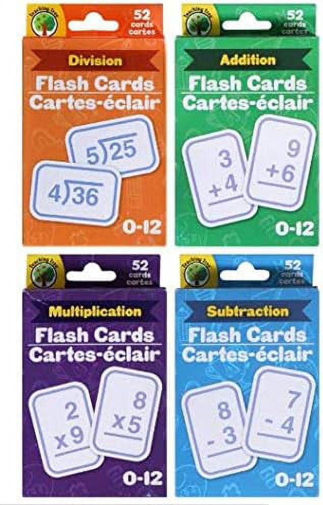 Teaching Tree Multi-Pack Math Flashcards - Addition, Subtraction ...