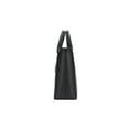 thumbnail image 7 of Daisy Rose Tote Shoulder Bag with front zipper - PU Vegan Leather, 7 of 7