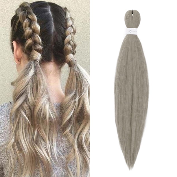 Pelucas con flequillo para mujer, peluca ondulada suelta, cabello de color degradado, preestirado, filamento de ganchillo, pieza de extensión de 26 pulgadas