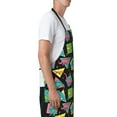 thumbnail image 3 of Picia Geometric Dinosaur Waterproof Apron for Unisex Adult - Adjustable Bib Apron with Pockets, Ideal for Cooking, Gardening, Painting, and Household Chores, 3 of 9