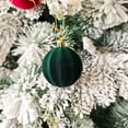thumbnail image 5 of 30 Pcs 2.4 Inches Velvet Christmas Ball Ornaments, Assorted Styles Flocked Xmas Plastic Ball Small Shatterproof Decorative Hanging Ornament for Family Holiday Party Xmas Tree Hanging Decor, 5 of 8