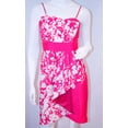 thumbnail image 1 of MAX & CLEO Audrina DRESS PINK Cranberry STRAPLESS Pleated BODICE Back Zip 12, 1 of 2