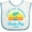 White and Blue, variant on Inktastic Summer Enjoy the Sunshine Siesta Key Florida in Blue Boys or Girls Baby Bib
