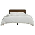 thumbnail image 3 of Castle Place Natural Harmony Wooden King Platform Bed, Walnut, 3 of 10