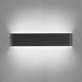 thumbnail image 1 of Lámpara de pared LED para interiores, lámpara de pared negra de 14W, blanco frío 6000K, iluminación de pared de diseño moderno para dormitorio, sala de estar, escaleras, pasillo, 220V, 1 of 5
