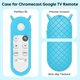 thumbnail image 4 of Funda de silicona para control remoto por voz de Google TV JM Funda protectora antideslizante azul brillante MX-0134420FYD, 4 of 5