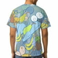 thumbnail image 2 of OUSIMEN Men's short-sleeved printed T-shirt, 2 of 7