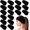 Black, variant on 24 count Fleece Ear Warmer Headband Bulk Winter Ear Muffs for Men Women Cold Weather Running Cycling