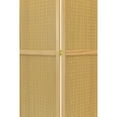 thumbnail image 5 of Legacy Decor 4 Panels Room Divider Folding Screen Pegboard Insert Natural Color Free Standing, 5 of 5