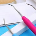 thumbnail image 3 of RUISINERY 5 pieces/Set Knitting Loomed Hooks Loomed Knitting Ergonomic Hook Crochet Hooks Knitting Supplies for Knitting Crocheting, 3 of 7