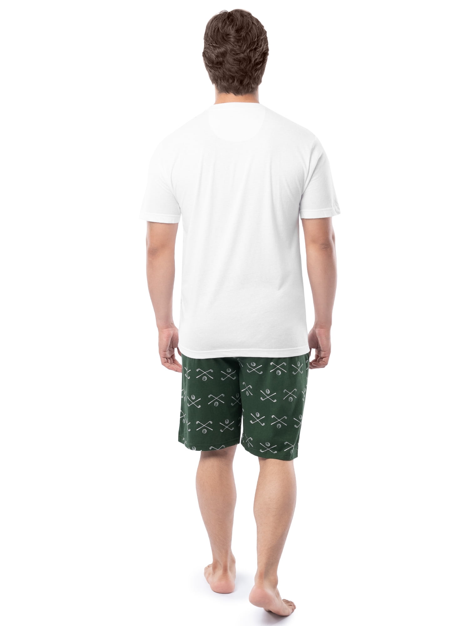 Fruit of the Loom Men's Father's Day Americana Graphic Sleep T-shirt and Pajama Short Set, Sizes S-XL