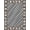 Black And White, Pattern 5, variant on Design&I 4'x6' Washable Area Rug Mens Bold Masculine Horizontal Bands Intersecting Shapes Graphic for Dorm Room, Living Apartment, Flatweave Daily Traffic Ready