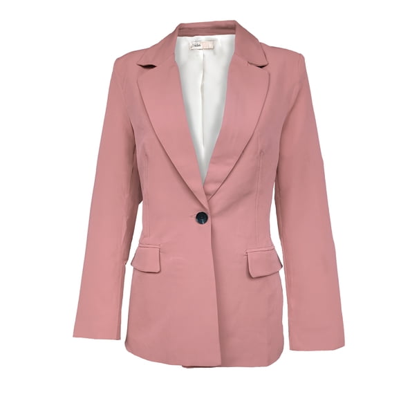 Saco largo de Mujer Elegante Atemporal Palo de rosa Chica