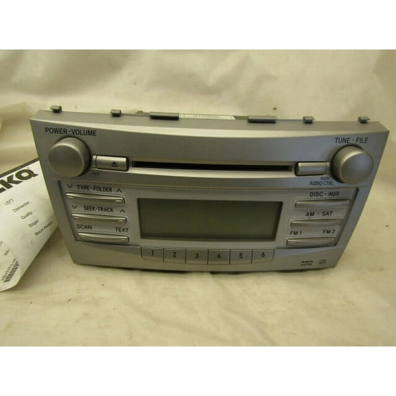 Pre-Owned 2010 2011 Toyota Camry AM FM CD Radio Receiver OEM LKQ - Verify Specific Vehicle Fitment In Description - (Good)