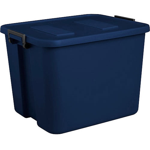 Sterilite 20 Gal Latch Tote - Navy Blue